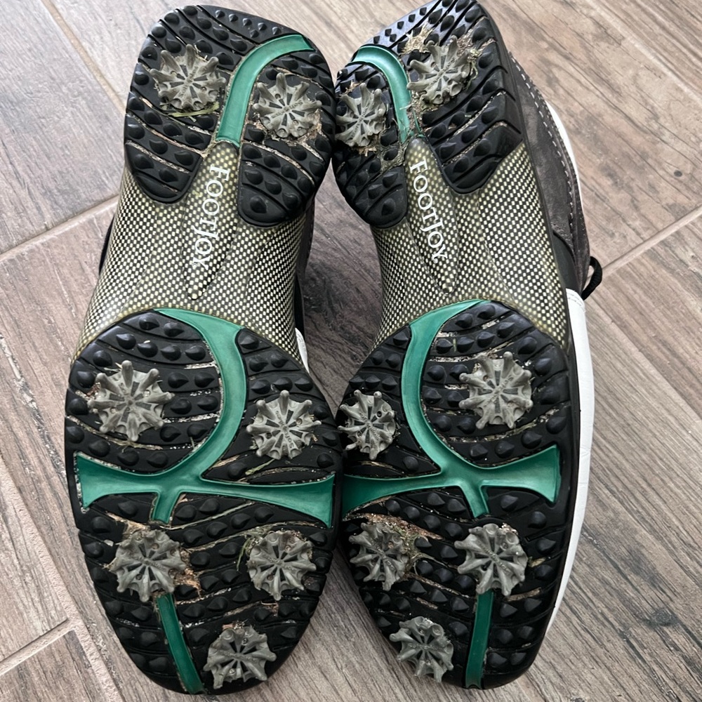 FOOTJOY GOLF SHOES White/Grey/Black 54282 sz 10 - Picture 8 of 9